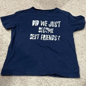 Navy Blue Short Sleeve Shirt - Youth Size 2T